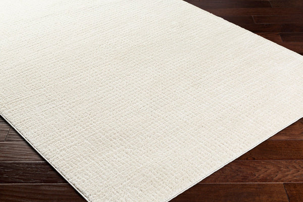 Livabliss Freud Polyester High Pile Runner Rug Woven in Turkey for Hallways and Entryways Ivory, White 9'2" x 12' FEU2319-9212