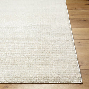 Livabliss Freud Polyester High Pile Runner Rug Woven in Turkey for Hallways and Entryways Ivory, White 9'2" x 12' FEU2319-9212
