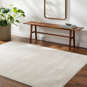 Livabliss Freud Polyester High Pile Runner Rug Woven in Turkey for Hallways and Entryways Ivory, White 2'7" x 7'3" FEU2319-2773