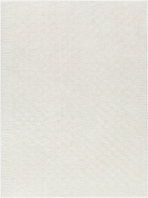Livabliss Freud Plush High Pile Polyester Runner Rug Woven in Turkey for Hallways and Entryways Ivory, White 5'3" x 7' FEU2327-537