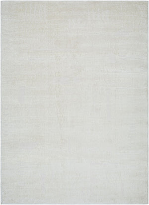 Livabliss Freud Turkish Polyester High Pile Runner Rug for Hallways and Entryways Ivory, White 5'3" x 7' FEU2328-537