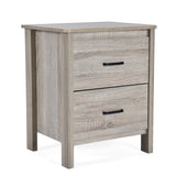 Christopher Knight Home® - Noble House - Olimont Contemporary 2 Drawer Nightstand