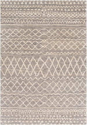 Surya Fez Luxurious Handmade 2' X 3' Wool Area Rug - High-pile, Durable Design For Stylish Home Decor Taupe Wool Fez2300-23