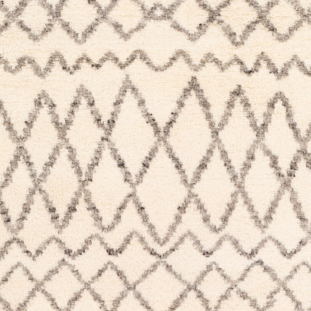 Surya Fez Luxurious Handmade 2' X 3' Wool Area Rug - High-pile, Durable Design For Stylish Home Decor Ivory Wool Fez2301-810