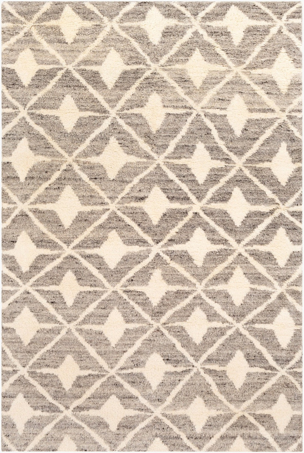 Surya Fez Hand-knotted Wool Rug Moroccan Geometric High Pile Artisan Accent for Entryway FEZ2303-23
