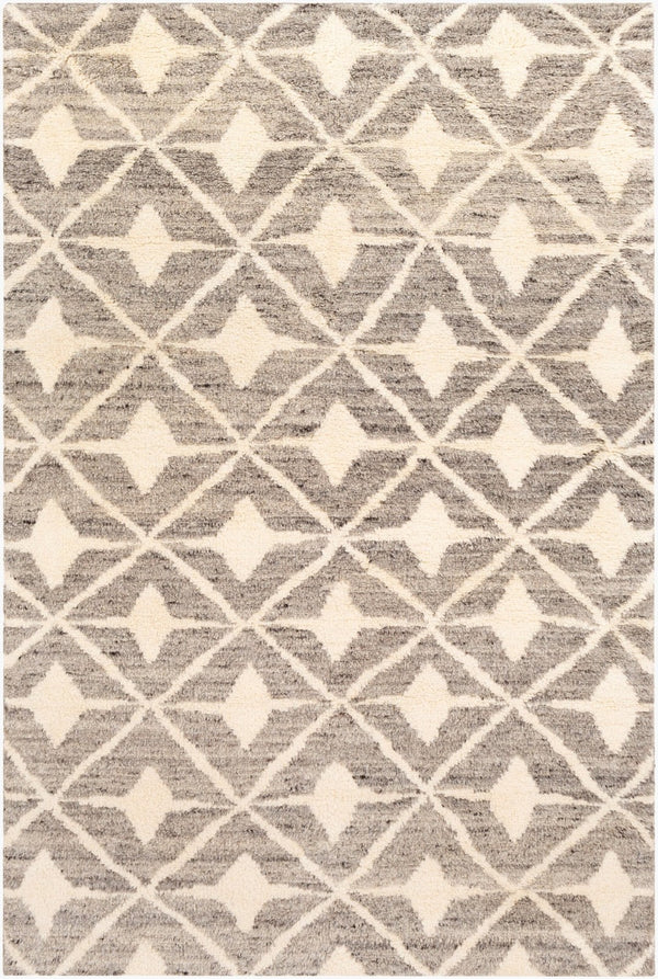 Surya Fez Hand-knotted Wool Rug Moroccan Geometric High Pile Artisan Accent for Entryway FEZ2303-23