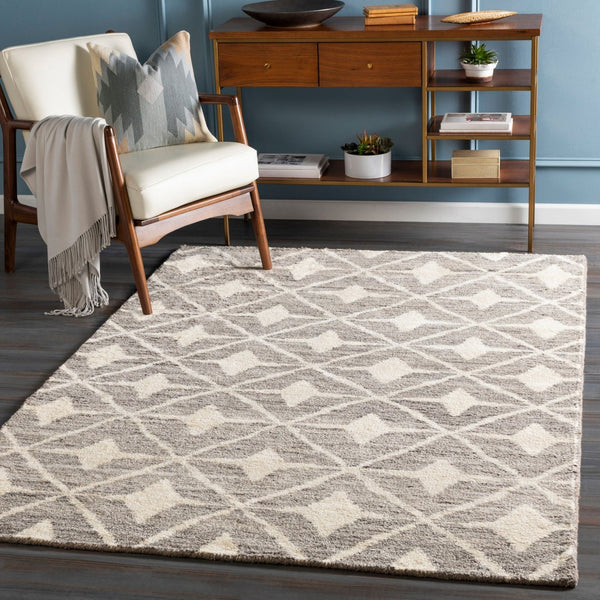 Surya Fez Hand-knotted Wool Rug Moroccan Geometric High Pile Artisan Accent for Entryway FEZ2303-23