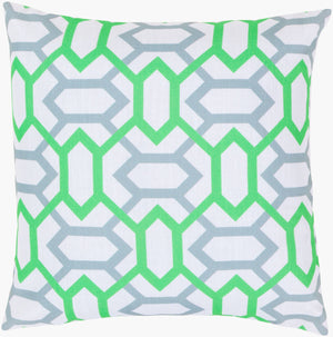 Surya Zoe Accent Pillow - 18" X 18" Durable Polyester Cushion For Chic Home Decor & Easy Care Comfort Dusty Sage Polyester Ff048-1818p
