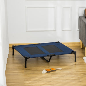 English Elm Pawhut Elevated Cooling Dog Cot Bed - 36" X 30" Mesh Ventilation For Indoor/Outdoor Comfort & Support W2225P200594-GIGA