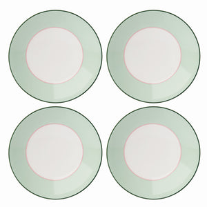 Lenox Kate Spade Make It Pop Accent Plates, Set of 4 Green, GREEN PORCELAIN 894612