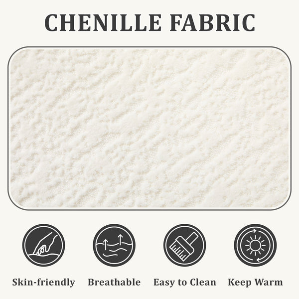 English Elm Compression Sectional Couch with Corduroy Upholstery, Deep-Seated Modular L-Shaped Sleeper Sofa, No-Assembly Comfort and Stability White W1249S00006