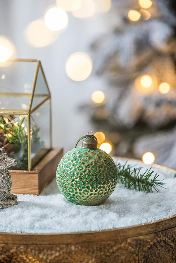 English Elm D3" Glass Christmas Ball Ornaments Set Of 12 - Elegant Holiday Decor For Trees, Wreaths & Events W2078P247901