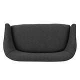 Christopher Knight Home® - Noble House - Justine Dark Grey Fabric Loveseat