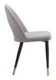 Menlo Dining Chair - Set of 2 Gray 109874 Zuo Modern