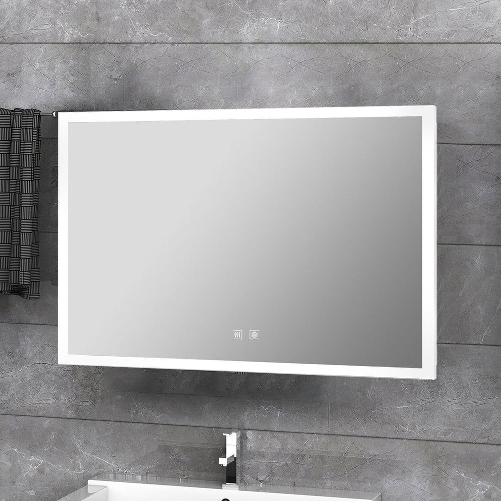 English Elm Aurorium Led Bathroom Vanity Mirror with Defogger and Touchscreen Controls B2731P478347