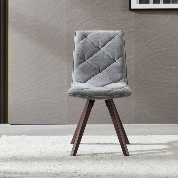 English Elm Dining Chairs Set of 2 Scandinavian Oak Leg Upholstered Seats for Modern Interiors W5630P456175