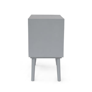 English Elm Christopher Knight Home® - MANGO Mid-Century 2-Drawer Accent Cabinet with Mango Wood Fronts, KD Legs, Natural Finish, 20"W 66674.00