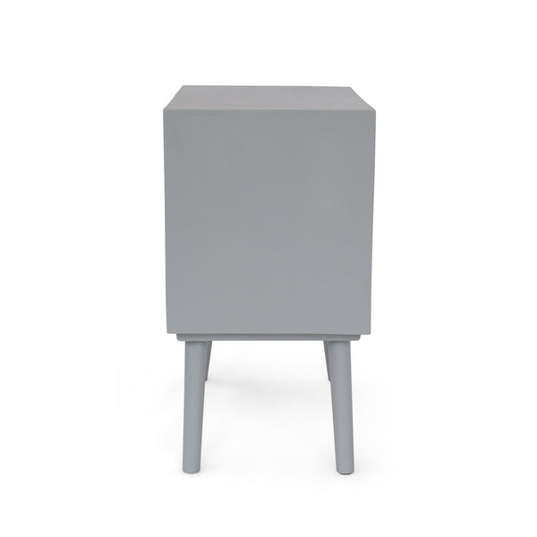 English Elm Christopher Knight Home® - MANGO Mid-Century 2-Drawer Accent Cabinet with Mango Wood Fronts, KD Legs, Natural Finish, 20"W 66674.00