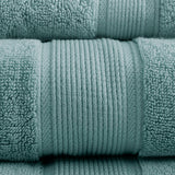 Madison Park Signature 800GSM Transitional 100% Cotton 8 Piece Antimicrobial Towel Set MPS73-194 Dusty Green