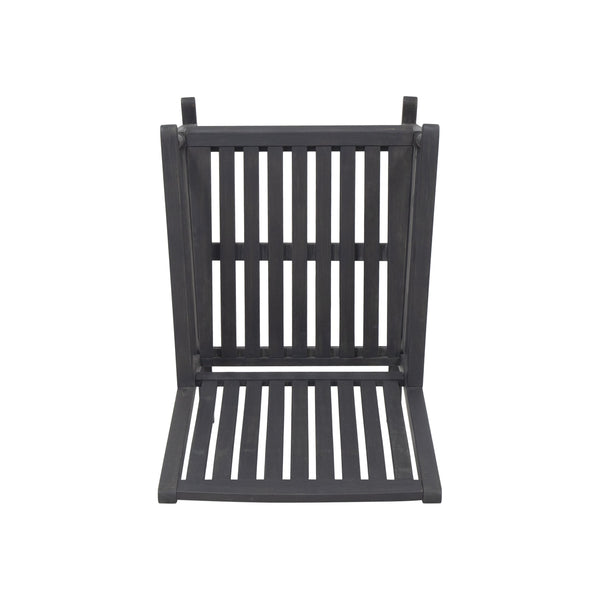 English Elm Christopher Knight Home® - Acacia Outdoor Porch Rocking Chair – Durable Acacia Hardwood, Rustic Slat Design, Smooth Rocking Motion DARK GREY 65490.00DGRY