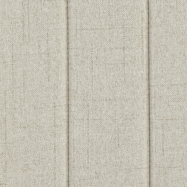 JLA Home 510 Design - Upholstered Channel-Back Dining Chairs Set of 2 — Transitional Parsons Style, Padded Seats, Solid Wood Legs Light Taupe 5DS108-0042