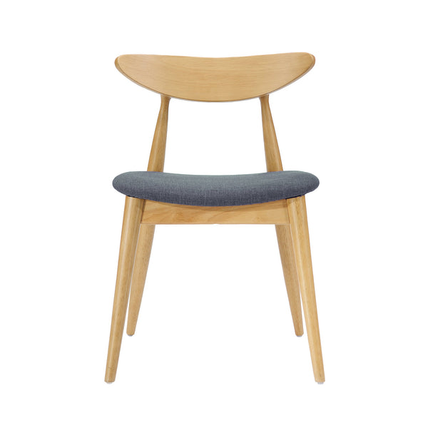 English Elm Christopher Knight Home® - Set Of 2 Retro Rubberwood Chairs With Ergonomic Design & Plush Cushions For Stylish Comfort N759P307037L