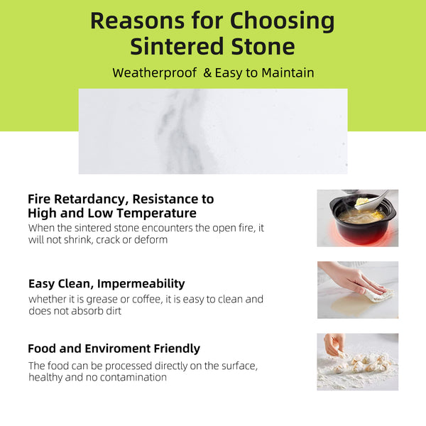 English Elm Modern 5Pc Outdoor Patio Bar Set – Stylish Sintered Stone Table & Comfortable Aluminum Stools! W1886S00022