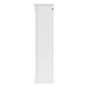 English Elm 47 Inch Wall Mounted Medicine Cabinet with Mirror Open Shelving and Adjustable Storage N710P363550K