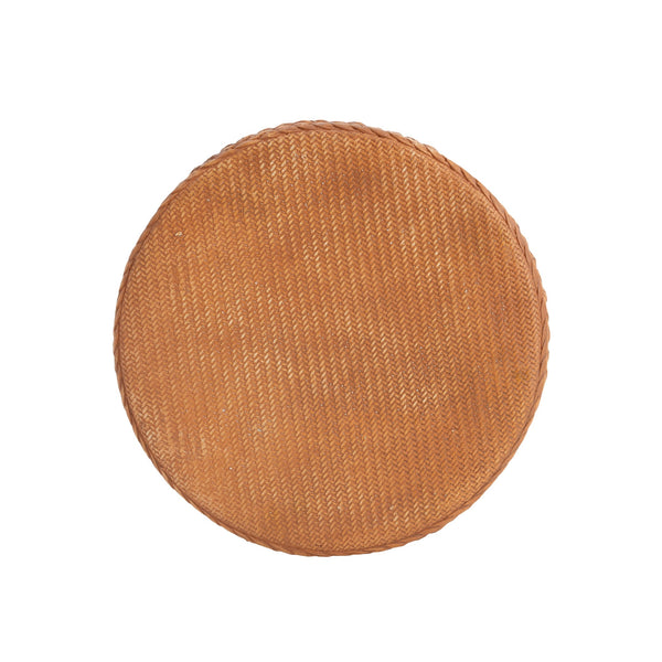 English Elm Christopher Knight Home® - Evie Round Outdoor MGO Side Table — Weatherproof Brown Rattan Drum, Recyclable, Stable, Versatile 18" N775P300877B