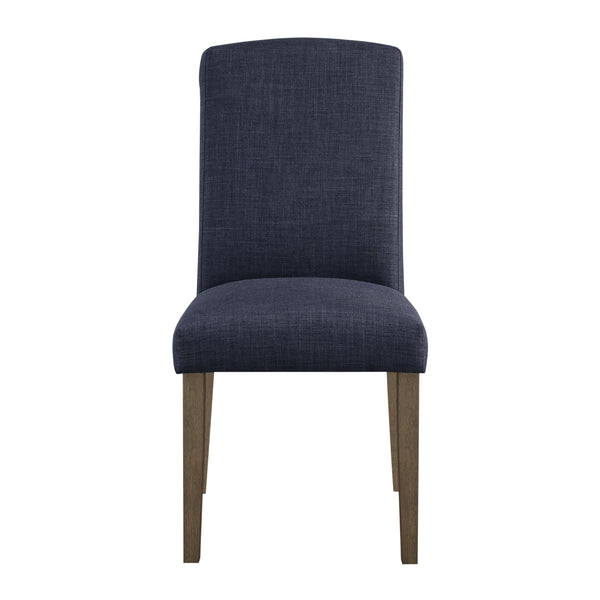 OSP Home Furnishings Everly Dining Chair  - Set of 2 Navy