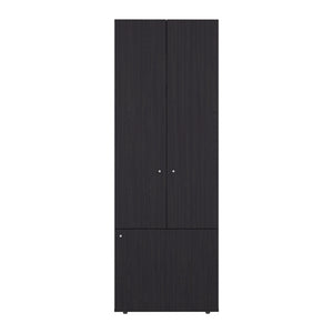 English Elm Soham Three Door Wardrobe Armoire with Adjustable Shelves for Bedroom Storage B092P439910