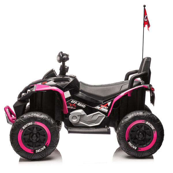 English Elm 24v Kids Electric Atv Xxxl Off-road Ride on with Parental Remote and Shock Absorbers W1578P352120