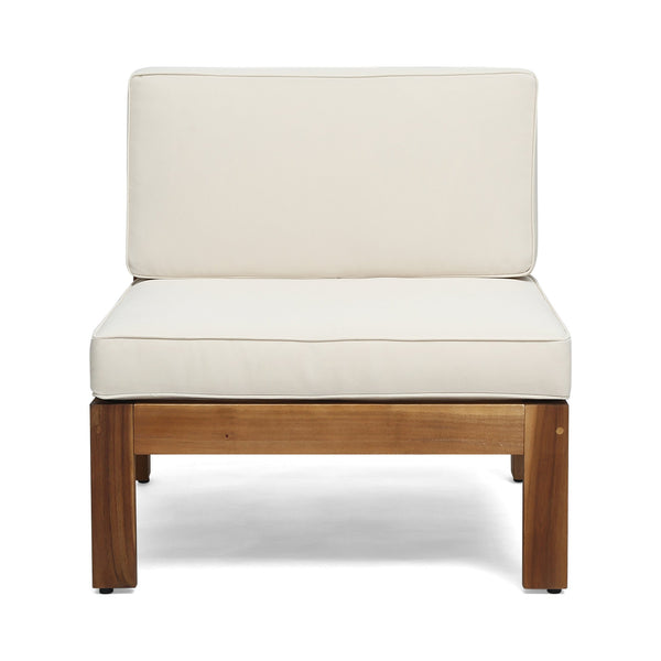 English Elm Cambridge Acacia Wood Outdoor L Shaped Sectional Sofa Set with Teak Finish Patio 63705.00BGE