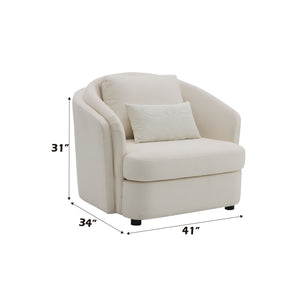 English Elm Mariko Beige Linen Living Room Set - 3-Piece Sofa, Loveseat & Chair For Stylish Comfort & Durability B2726S00039