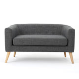 Christopher Knight Home® - Noble House - Bridie Fabric Mid Century Modern Loveseat