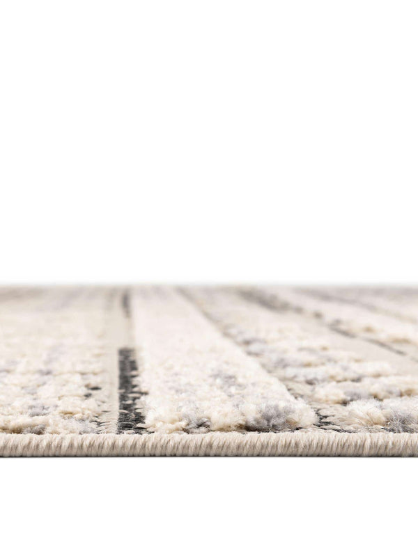 Unique Loom Arlo Avery Machine Made Tribal Rug Sandy Beige, Blue/Gray 5' 3" x 8' 0"