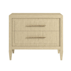 A.R.T. Furniture Eave Modern Two-Drawer Nightstand in Natural Wood Finish - Stylish Storage for Your Bedroom Decor 436141-1825