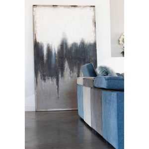 English Elm Shades Oversized Abstract Canvas Wall Art Hand Painted Acrylic for Living Rooms B2769P504413