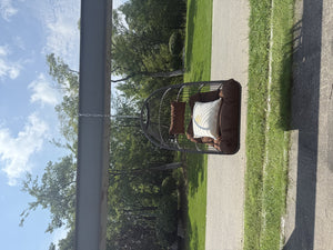 English Elm Outdoor Egg Swing Chair - Hand-Woven Rattan With Cushions, Weather-Resistant, Perfect For Relaxation! W2500P364234