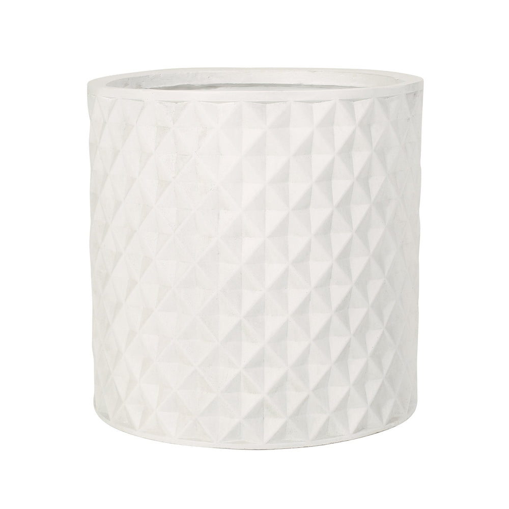 English Elm Mgo Concrete Cube Planter Handcrafted Stone Finish Outdoor Garden Terrace Display 73358.00