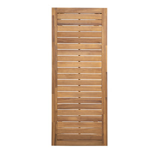 English Elm Christopher Knight Home® - Rectangular Acacia Outdoor Bar Table in Light Teak — 36.5" Bar Height, Slatted Top, Weather-Resistant Finish N776P247430L