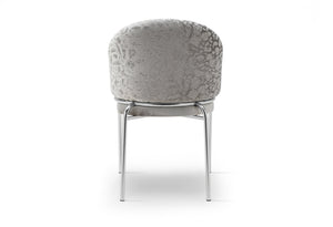 English Elm Onyx Lux Velvet & Chenille Accent Chair Light Gray — Dual-Fabric Comfort, Sturdy Metal Frame, Modern Elegance B009P332656