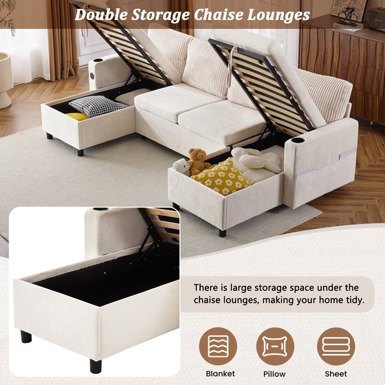 English Elm Swivel Barrel Accent Chair Chenille Tufted Round Club Seat for Living Room Lounge Beige N719S002230A