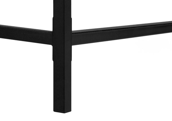 English Elm Computer Desk For Home Office - Modern Brown Laminate With Black Metal Frame & Storage Drawers B2710P219841