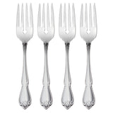 Lenox Oneida True Rose Everyday Flatware Salad Forks, Set of 4 Metallic, STAINLESS METAL B552004D