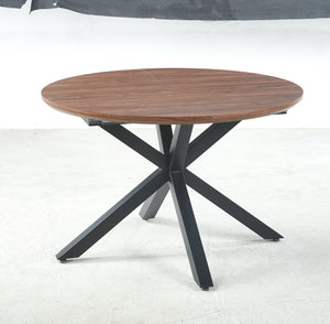 English Elm Extendable Dining Table – Versatile Mdf Top & Sturdy Metal Legs For Office, Dining, Or Coffee Use W234S00109
