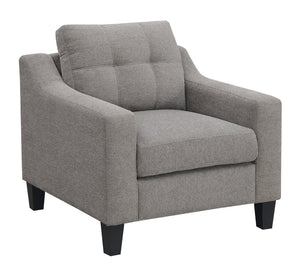 English Elm Wallace & Bay - Gray Accent Chair - Urban Contemporary Design With Comfortable Support For Modern Living Spaces B361P384462-GIGA