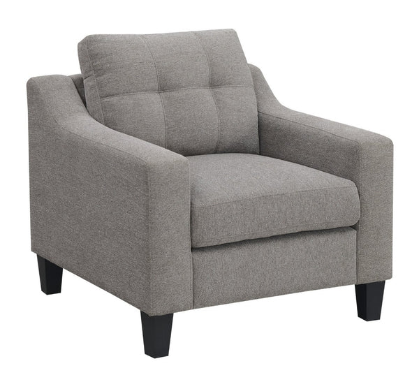 English Elm Wallace & Bay - Gray Accent Chair - Urban Contemporary Design With Comfortable Support For Modern Living Spaces B361P384462-GIGA
