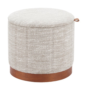 Zuo Modern Fije Storage Ottoman – Modern Elegance With Versatile Style For Home Or Hospitality Spaces Gray 100% Polyester,Plywood,Mdf 110769-zuo-modern