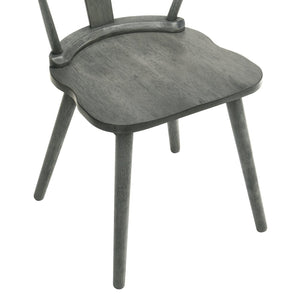 English Elm [Set Of 2] Rustic Farmhouse Dining Chairs - Solid Wood Side Chairs For Kitchen & Versatile Spaces! W2537P211109-GIGA